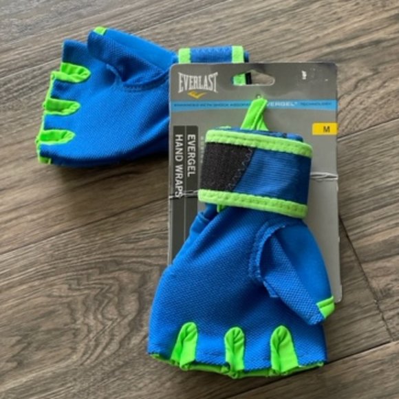 Everlast Blue Evergel Hand Wrap - M - Unisex *NWT* - Picture 2 of 2